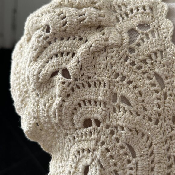 INC INTERNATIONAL CONCEPTS Women’s Ivory/Gold Embroidered Sheath Dress Sz L - Picture 6 of 15